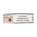 Search for bull dog return address labels Puppy