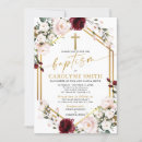 Search for burgundy christening invitations Cute