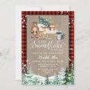 Search for red plaid baby shower invitations For her