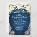 Search for lace engagement party invitations Floral