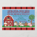 Search for down on the farm invitations Pig