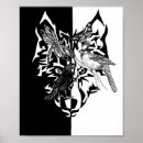 Search for black and white crow art Raven