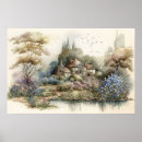 Search for flowering mums posters Watercolor