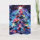 Search for geometric tree christmas cards Winter
