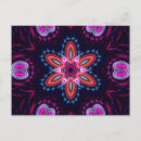 Search for kaleidoscopic patterns postcards Psychedelic