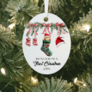 Search for teddy christmas tree decorations Baby 1st christmas