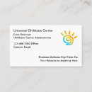 Search for childcare business cards School