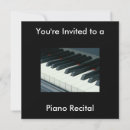 Search for piano invitations Contemporary
