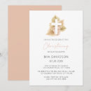 Search for pink floral christening invitations Watercolor