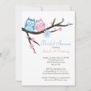 Search for owl bridal shower invitations Floral
