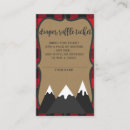 Search for red and black plaid baby shower invitations Wilderness