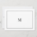 Search for monogram note cards Elegant