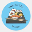 Search for sushi cartoon stickers Japanese