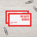Search for firefighter business cards Emergency