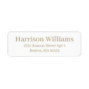 Search for white gold return address labels Chic