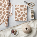 Search for cow print wrapping paper Brown