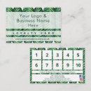 Search for greenery standard business cards Simple