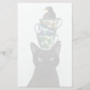Search for black cat stationery paper Animal lovers