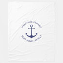 Search for welcome home blankets Boating