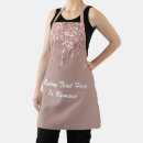 Search for rose blush aprons Glitter