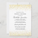 Search for glam bridal shower invitations White