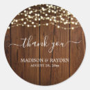 Search for barn wood wedding stickers Thank you