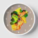 Search for alcohol ink clocks Yellow
