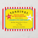 Search for carnival ticket birthday invitations Red