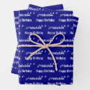 Search for navy blue and white wrapping paper Elegant