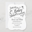 Search for typography baby shower invitations Trendy