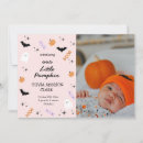 Search for halloween birth announcement cards Fall
