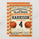 Search for basketball ticket birthday invitations Party