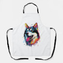 Search for siberian husky dog aprons Puppy