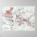 Search for old british empire map art Vintage