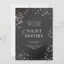 Search for starry night invitations Black and white