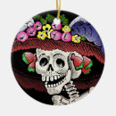 Search for day of the dead christmas tree decorations Calavera