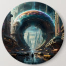 Search for futuristic badges Space