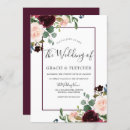 Search for ornate maroon border invitations Burgundy