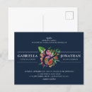 Search for bouquets wedding invitations Navy blue