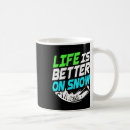 Search for life challenges mugs Snowy mountain ride