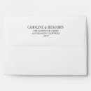 Search for black wedding envelopes Simple