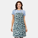 Search for blue leopard print aprons For her