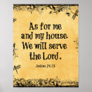 Search for as for me my house art Scripture