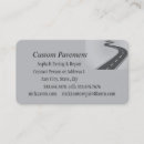 Search for asphalt business cards Roads