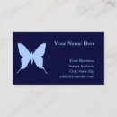 Search for blue butterfly business cards Cute