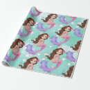 Search for dark mermaid gift wrap Blue