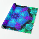 Search for teal blue wrapping paper Mandala