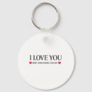 Search for i love you more key rings Heart
