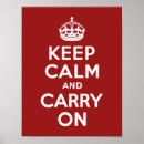 Search for keep calm posters Red