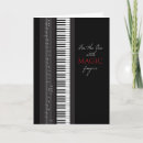 Search for keyboard birthday cards Black and white